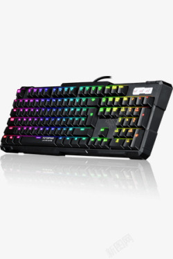 游戏键盘彩光机械键盘高清图片
