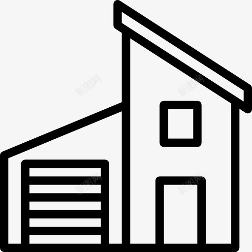 房子图标png_新图网 https://ixintu.com 互联网 家居 建筑 建筑与城市 房地产 房子 网页