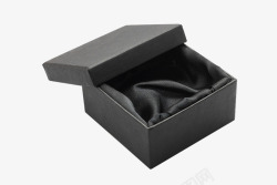 黑色包装盒黑色高档礼盒高清图片