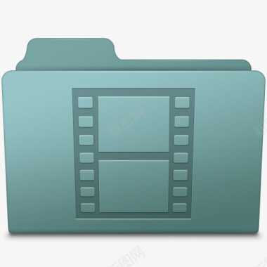 柳树电影文件夹图标图标