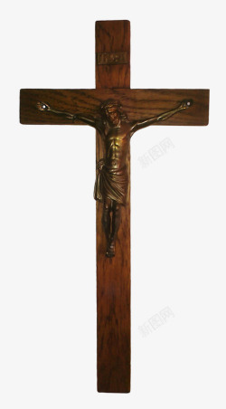 木头十字架素材