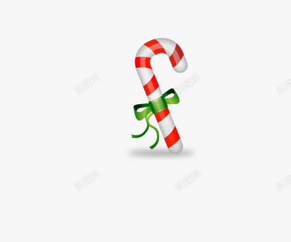 圣诞老人的拐杖png免抠素材_新图网 https://ixintu.com 圣诞节 拐杖 红色 老人