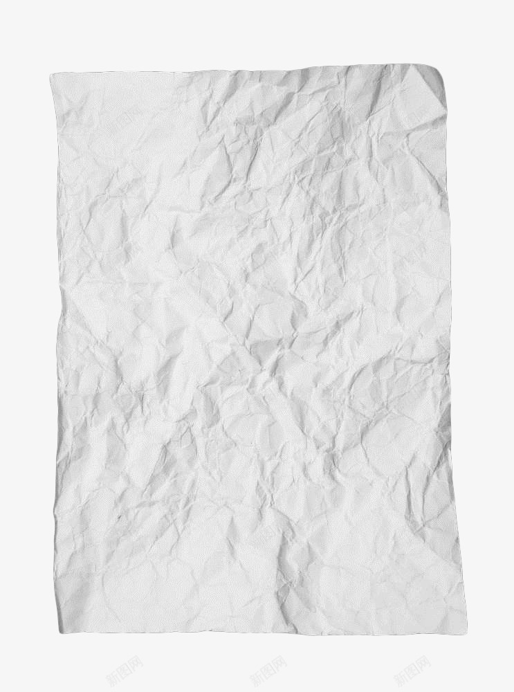 白色皱纹纸张png免抠素材_新图网 https://ixintu.com 白色 皱纹 皱纹纸 空白 纸 纸张