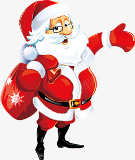 眼镜圣诞老人卡通png免抠素材_新图网 https://ixintu.com 卡通 圣诞老人 眼镜