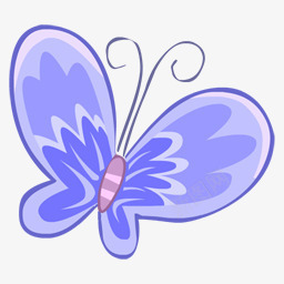 BluebutterflyIcon图标png_新图网 https://ixintu.com animal blue butterfly