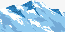 冰河崎岖的冰山高清图片