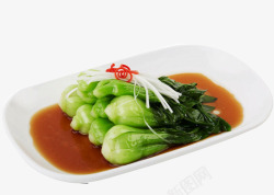 上海小吃辣椒青菜高清图片
