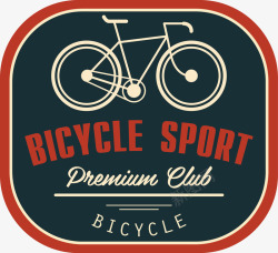 运动协会自行车运动协会比赛方形奖牌高清图片
