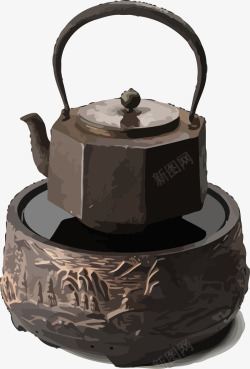 金属茶壶素材