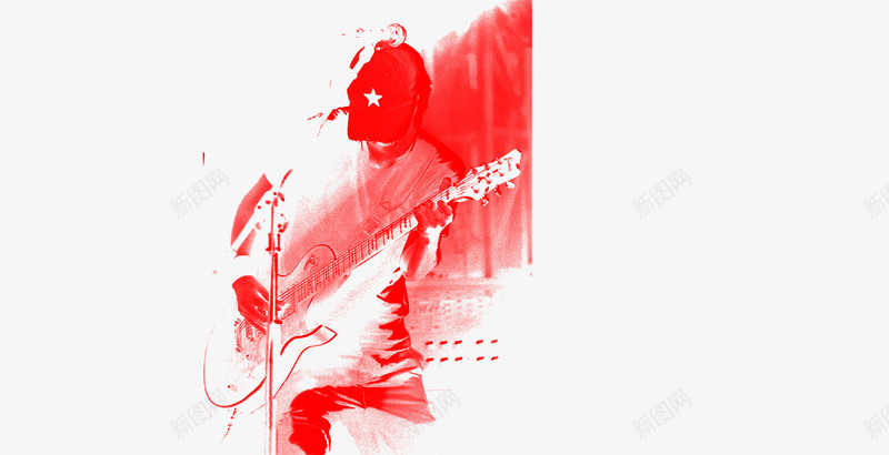 弹吉他的男人png免抠素材_新图网 https://ixintu.com 人物剪影 吉他 吉他表演 弹吉他 歌手 电吉他 音乐