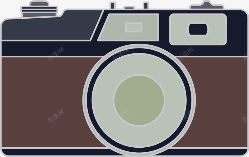 文艺复古微单png免抠素材_新图网 https://ixintu.com 单反 卡片机 拍照 摄影 照相 照相机 相机 矢量相机免费下载 运动相机