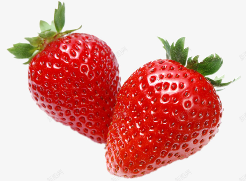 新鲜草莓产品实物png免抠素材_新图网 https://ixintu.com 实物 新鲜 红色 草莓 食物