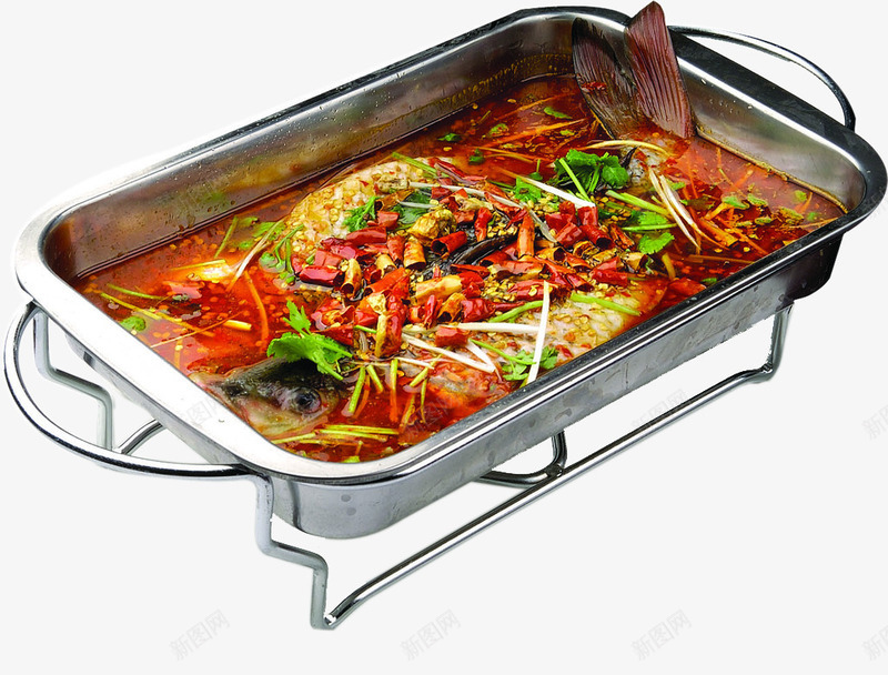 秘制烤鱼png免抠素材_新图网 https://ixintu.com 一盘烤鱼 湘菜 烤盘 烤鱼 食品