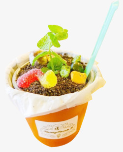 夏季产品盆栽冰淇淋高清图片