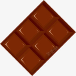 一块巧克力素材