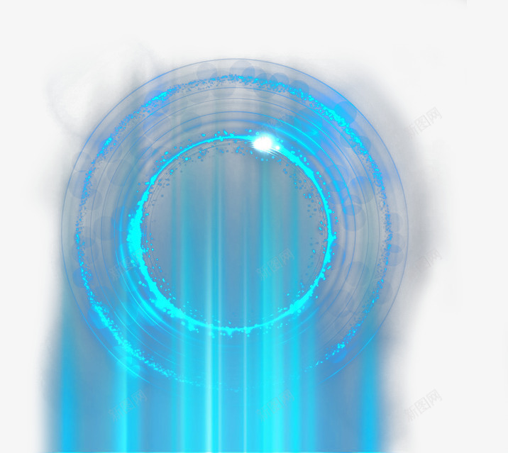 蓝色光束png免抠素材_新图网 https://ixintu.com 光效 光晕 光束 宇宙光 激光 科幻光波 科技背景 蓝色 蓝色激光