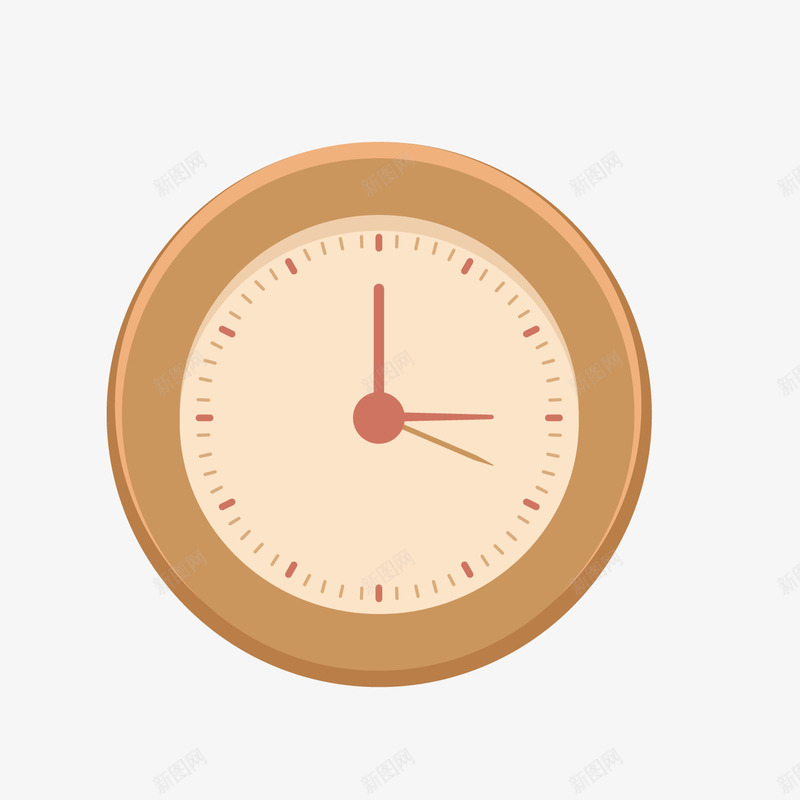 卡通黄色挂钟png免抠素材_新图网 https://ixintu.com 卡通挂钟 壁钟 挂钟 数码产品 背景装饰