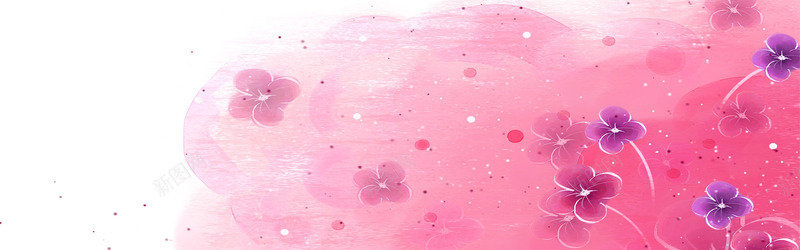粉色梦幻花朵装饰模糊png免抠素材_新图网 https://ixintu.com 梦幻 模糊 粉色 花朵 装饰