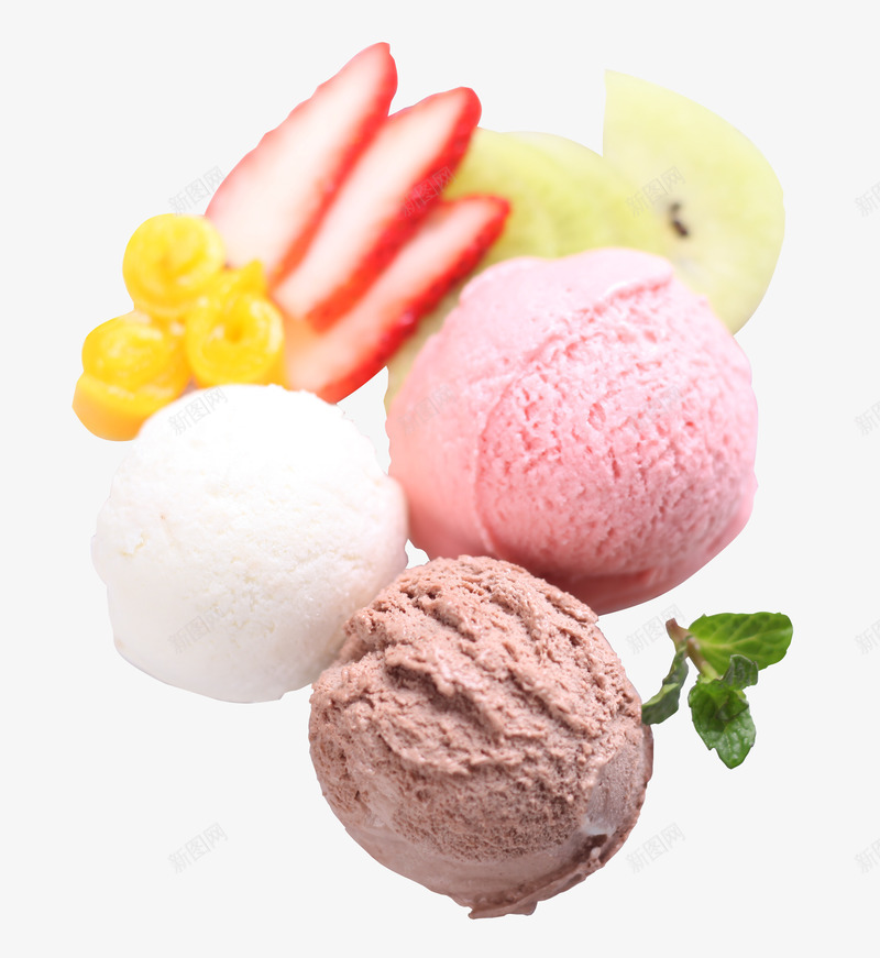冰淇淋雪球雪糕甜点png免抠素材_新图网 https://ixintu.com 冰淇淋 甜点 雪球 雪糕