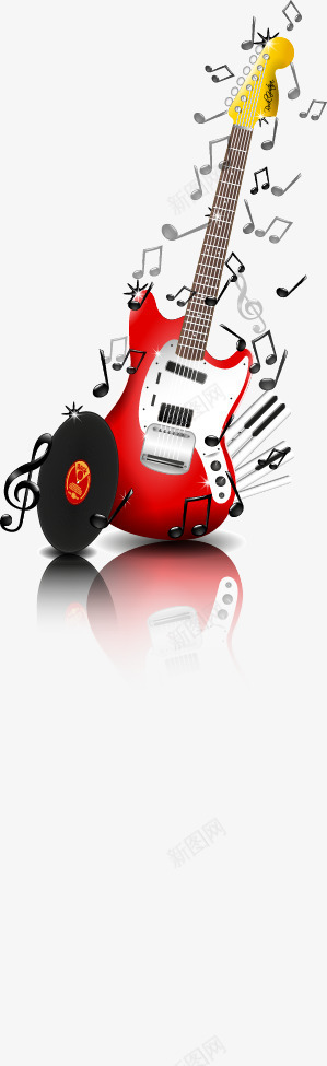 音乐海报png免抠素材_新图网 https://ixintu.com 6 传单模板 传单版式 创意海报 宣传单设计 电吉他 萨克斯 音乐派对海报 音响 麦克风创意广告