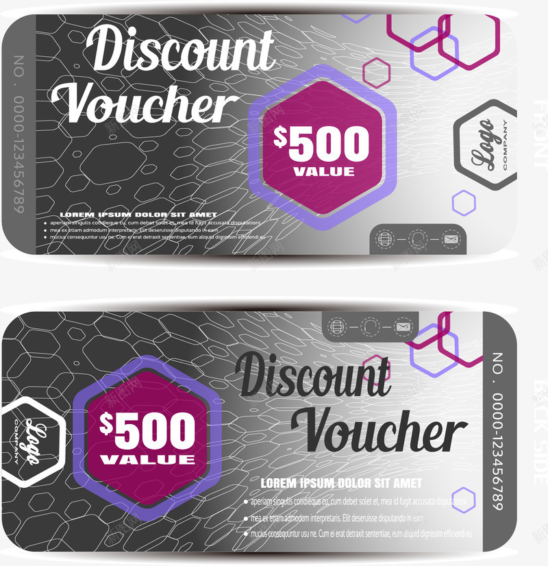 卡通灰色卡片png免抠素材_新图网 https://ixintu.com 500 discount voucher 卡片 卡通 灰色 线条