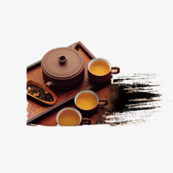 茶道养生茶杯茶壶高清图片