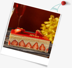 圣诞草莓蛋糕专题活动素材