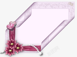 花朵珍珠装饰纸卷素材