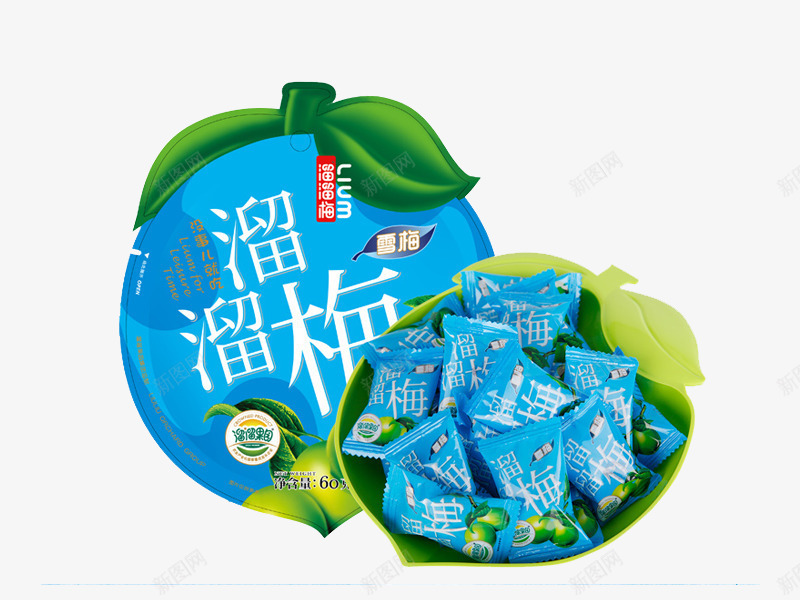 休闲零食溜溜梅蜜饯果脯干话梅png免抠素材_新图网 https://ixintu.com 干话梅 果脯 溜溜梅 蜜饯 零食 食品