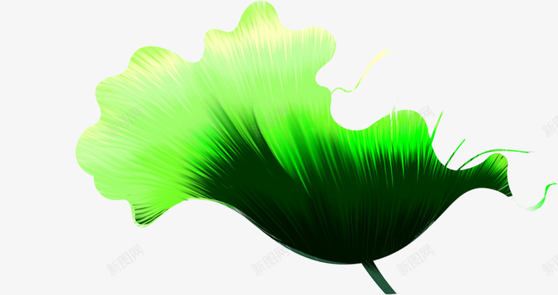 创意手绘合成绿色的荷叶效果png免抠素材_新图网 https://ixintu.com 创意 合成 效果 绿色 荷叶