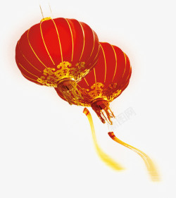 节庆灯笼红色中国风灯笼挂饰高清图片