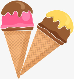 夏日冰棒水果冰激凌雪糕高清图片