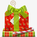 圣诞节礼物礼盒送礼图标图标