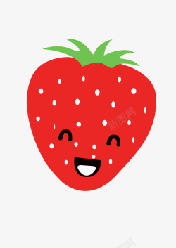 草莓水果卡通素材