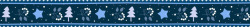 蓝色圣诞树线条素材