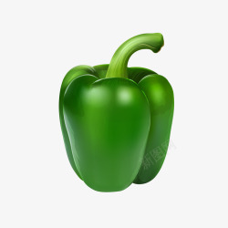 一个辣椒卡通一个绿色的辣椒高清图片