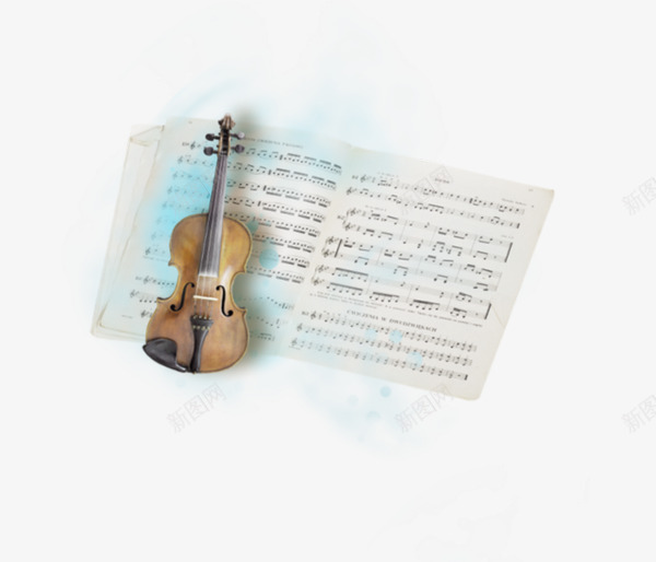 小提琴乐谱png免抠素材_新图网 https://ixintu.com 乐谱 吉他 小提琴 音乐