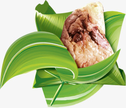 香浓肉粽食物端午素材
