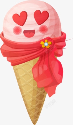 插画五彩雪糕美味的冰淇淋美食图标高清图片