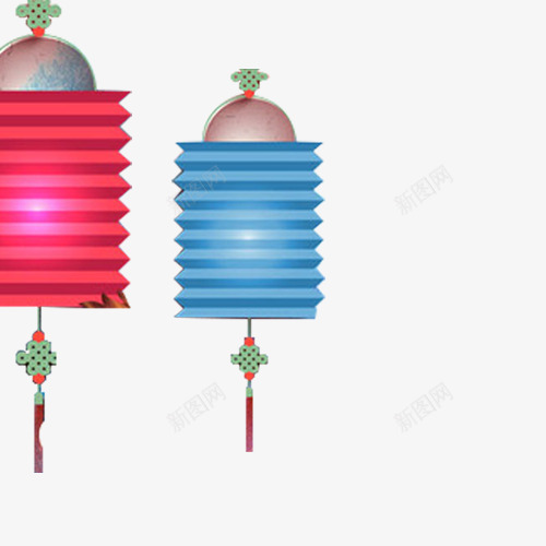 灯笼挂饰图案png免抠素材_新图网 https://ixintu.com 元宵 挂笼 春节 灯笼 节日