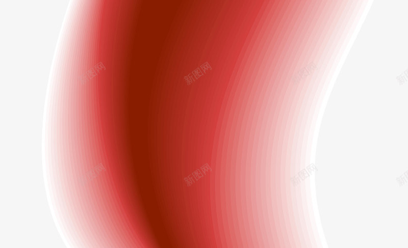 红色曲线纹理png免抠素材_新图网 https://ixintu.com 梦幻弧线 模糊线条 波形纹理 清新曲线 红色纹路 装饰图案