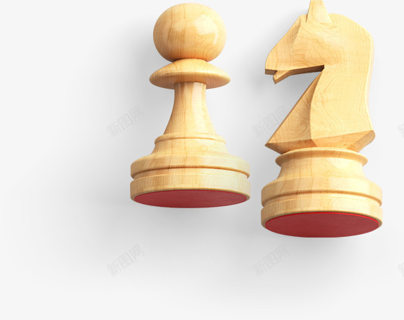 创意3D纸片手工制作图标png_新图网 https://ixintu.com 3D ICON 创意物品 国际象棋 棋子 立体 纸壳 西洋棋 高清