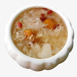 红枣汤一碗银耳雪梨红枣汤羹高清图片