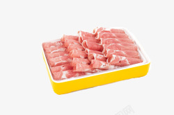 鲜羊肉干锅新西兰羊排卷高清图片