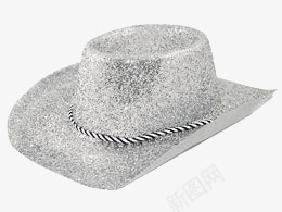 银色帽子png免抠素材_新图网 https://ixintu.com 女士装饰 帽子 衣物 银色