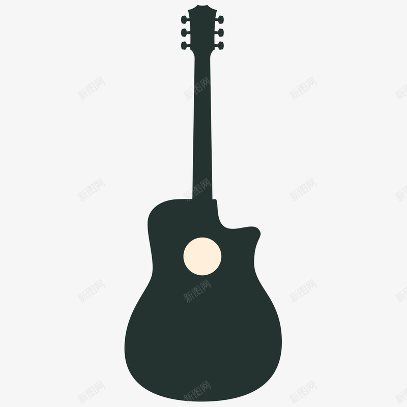 手绘黑色吉他png免抠素材_新图网 https://ixintu.com 乐器 吉他 手绘 手绘黑色吉他 手绘黑色吉他PNG 黑色