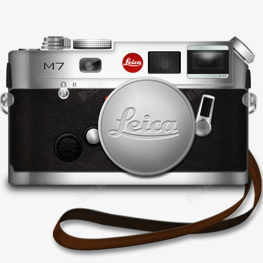莱卡M7银色相机图标png_新图网 https://ixintu.com 图标 相机 莱卡 银色