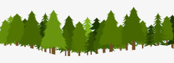 松树林矢量图松树林高清图片