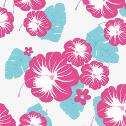 夏威夷花夏威夷花朵矢量图高清图片