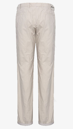 KITON白色休闲裤背面素材
